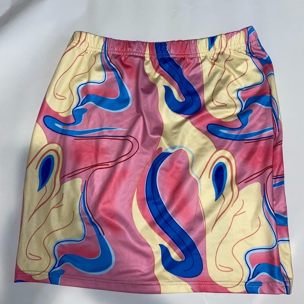 Colorful swirl skirt Women’s small